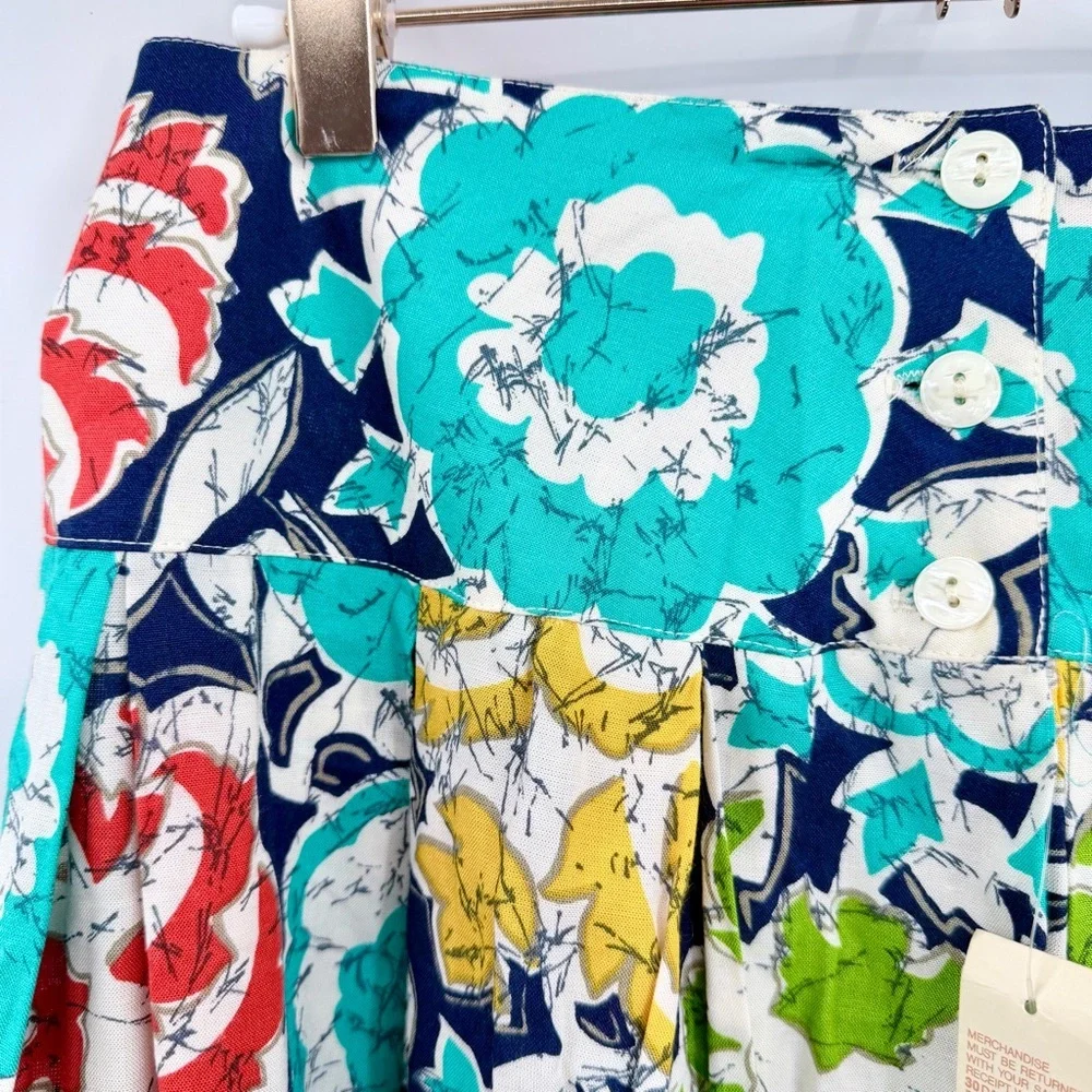 COUNTERPARTS Vintage 90s Floral Midi Skirt NWT Made In USA